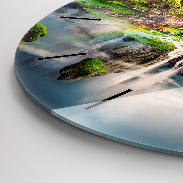 Kerek fali üvegóra Kínai fantázia