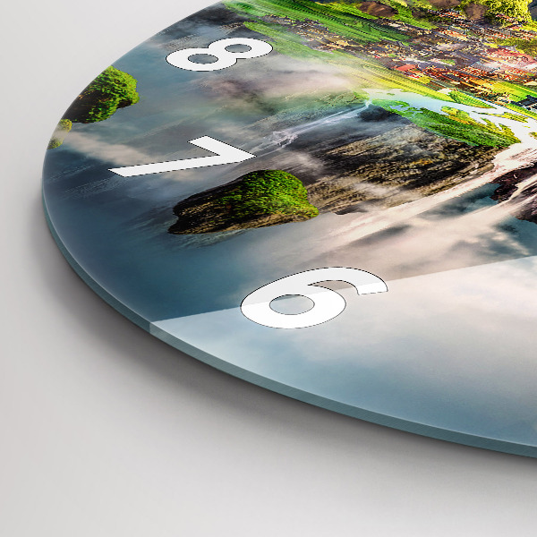 Kerek fali üvegóra Kínai fantázia