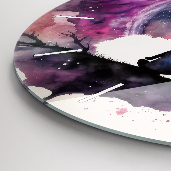 Kerek fali üvegóra Meditációs életmód