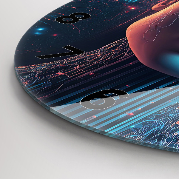 Kerek fali üvegóra Mesterséges intelligencia