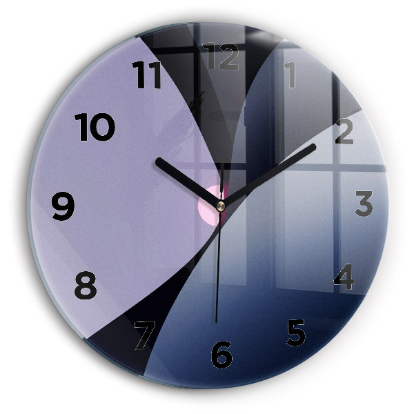 Kerek fali üvegóra Absztrakciós nap