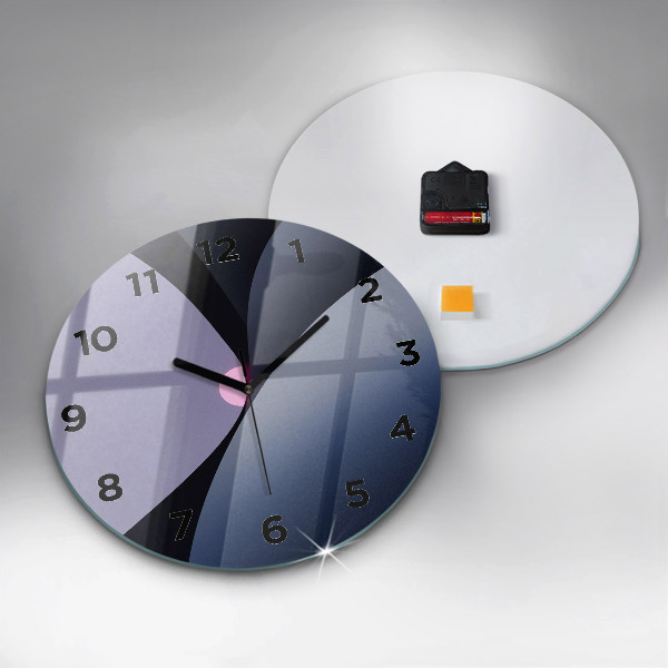 Kerek fali üvegóra Absztrakciós nap