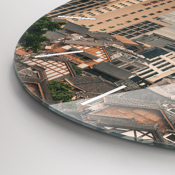 Kerek fali üvegóra Chongqing óvárosa