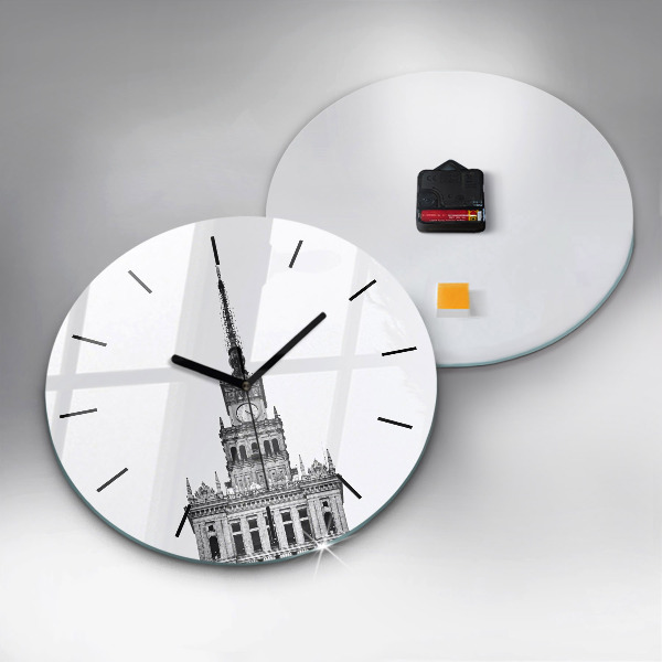 Kerek fali üvegóra Kultúra és Tudomány Palotája