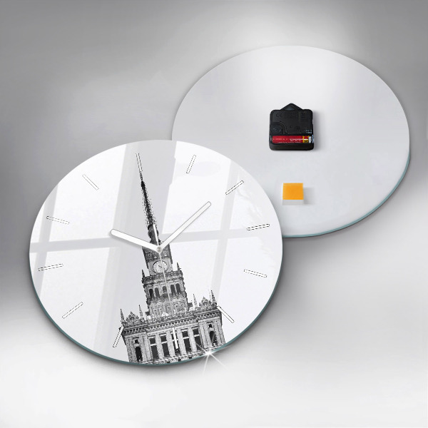 Kerek fali üvegóra Kultúra és Tudomány Palotája