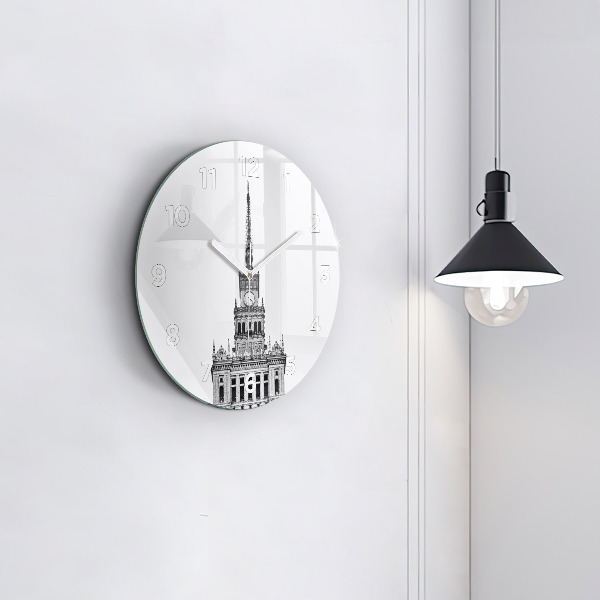 Kerek fali üvegóra Kultúra és Tudomány Palotája