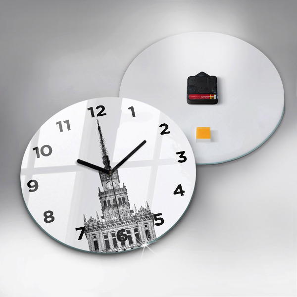 Kerek fali üvegóra Kultúra és Tudomány Palotája