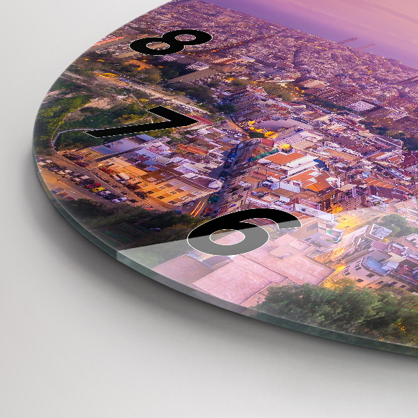 Kerek fali üvegóra Barcelona Bunkers El Carmel