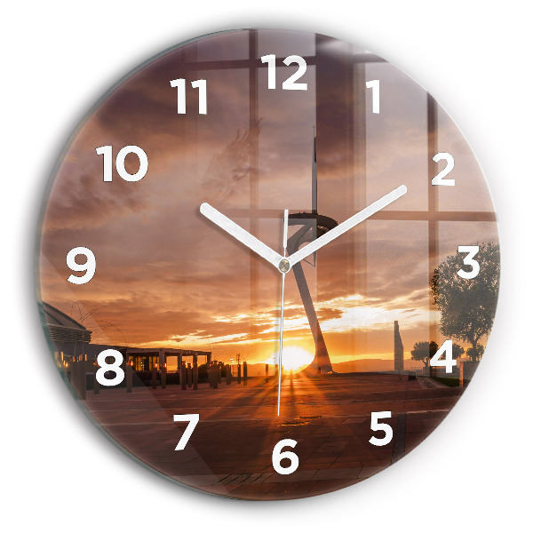 Kerek fali üvegóra Barcelona Olimpiai Park