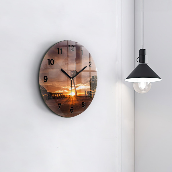 Kerek fali üvegóra Barcelona Olimpiai Park