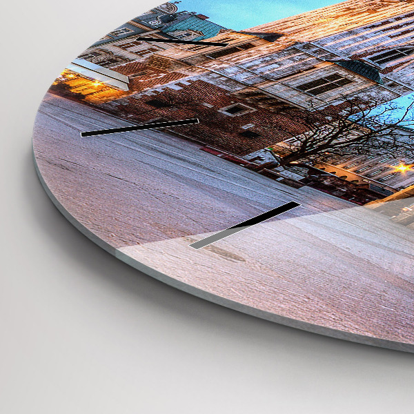 Kerek fali üvegóra Fő piactér Krakkóban