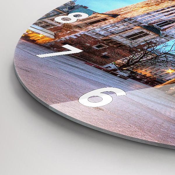 Kerek fali üvegóra Fő piactér Krakkóban