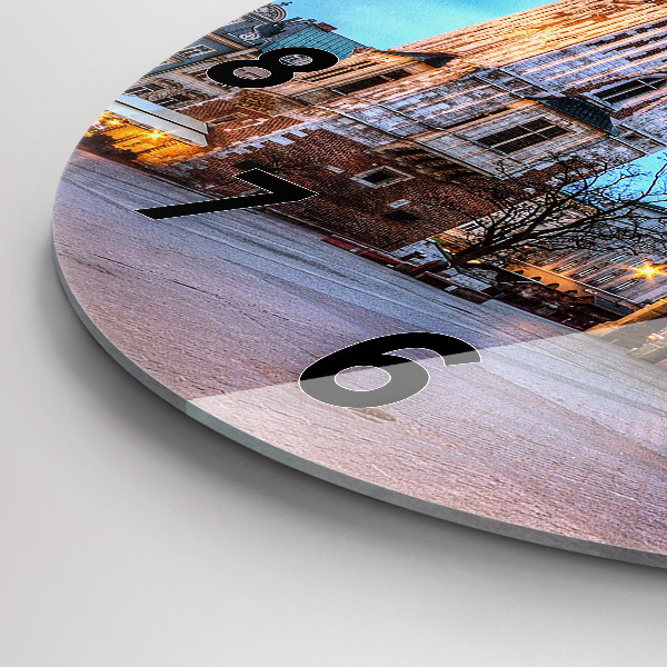 Kerek fali üvegóra Fő piactér Krakkóban