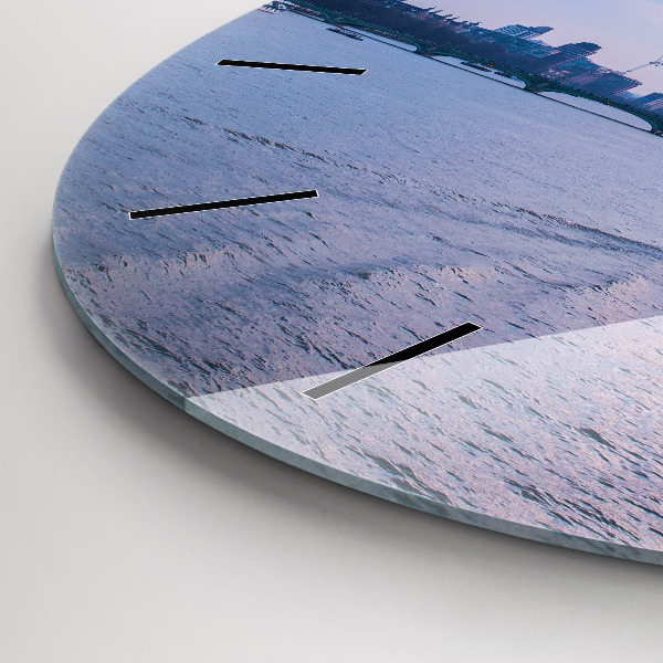 Kerek fali üvegóra London Eye városi panoráma