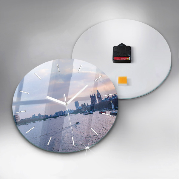 Kerek fali üvegóra London Eye városi panoráma