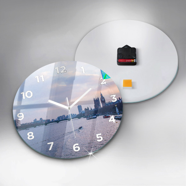 Kerek fali üvegóra London Eye városi panoráma