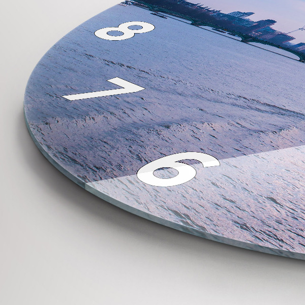 Kerek fali üvegóra London Eye városi panoráma