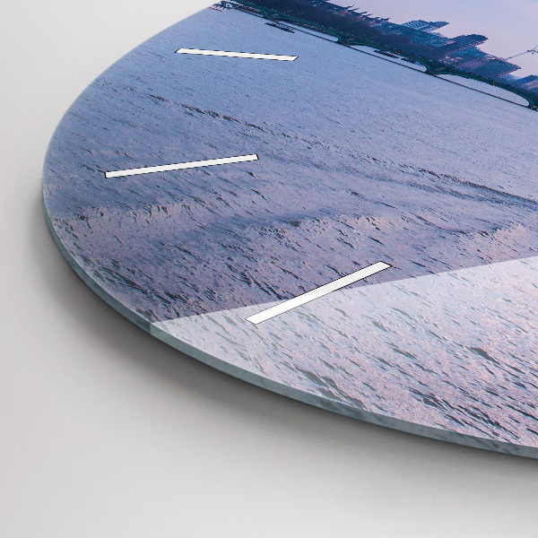 Kerek fali üvegóra London Eye városi panoráma