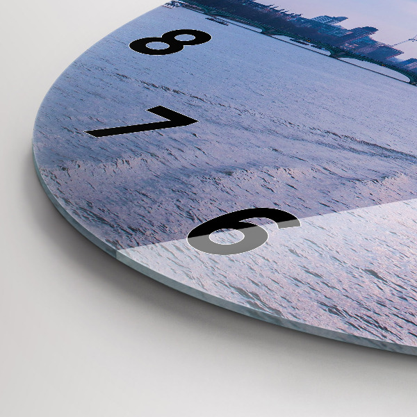 Kerek fali üvegóra London Eye városi panoráma