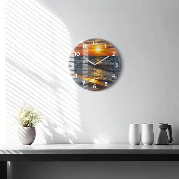 Kerek fali üvegóra Władysławowo Balti-tenger