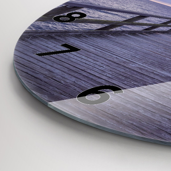 Kerek fali üvegóra Móló a Balti-tengeren