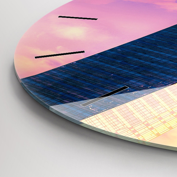 Kerek fali üvegóra Felhőkarcoló Varsóban