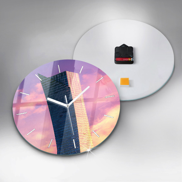 Kerek fali üvegóra Felhőkarcoló Varsóban