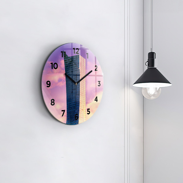 Kerek fali üvegóra Felhőkarcoló Varsóban