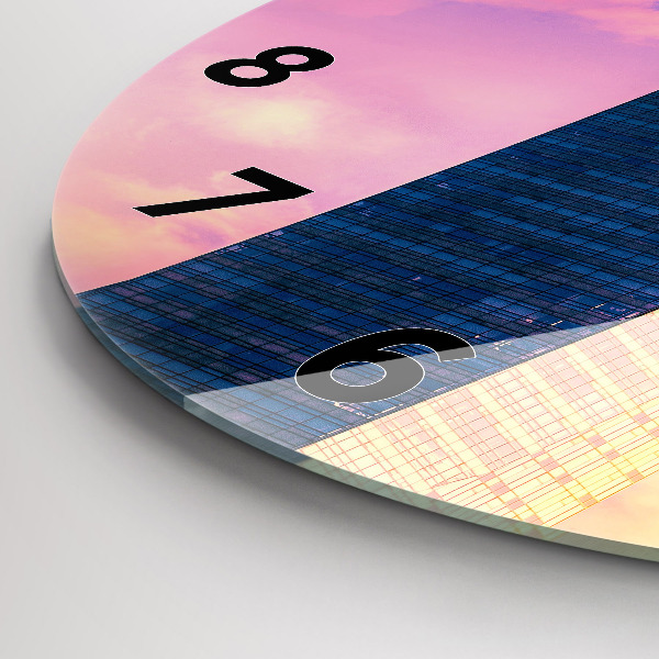 Kerek fali üvegóra Felhőkarcoló Varsóban