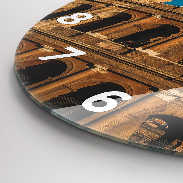 Kerek fali üvegóra A Colosseum Olaszországban