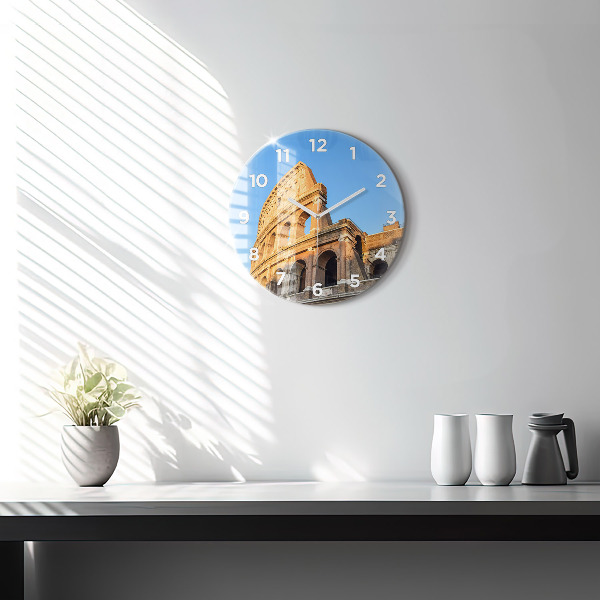 Kerek fali üvegóra Colosseum Rómában