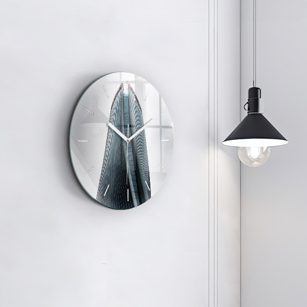 Kerek fali üvegóra Felhőkarcoló Milánóban