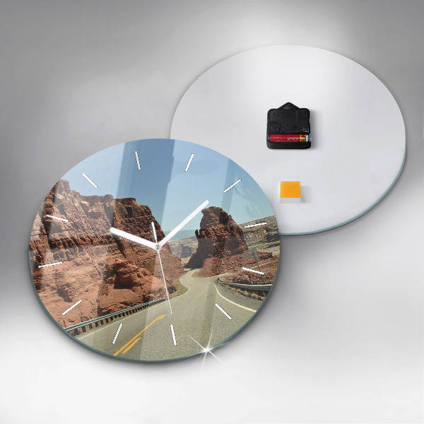 Kerek fali üvegóra 66-os út az Egyesült Államokban