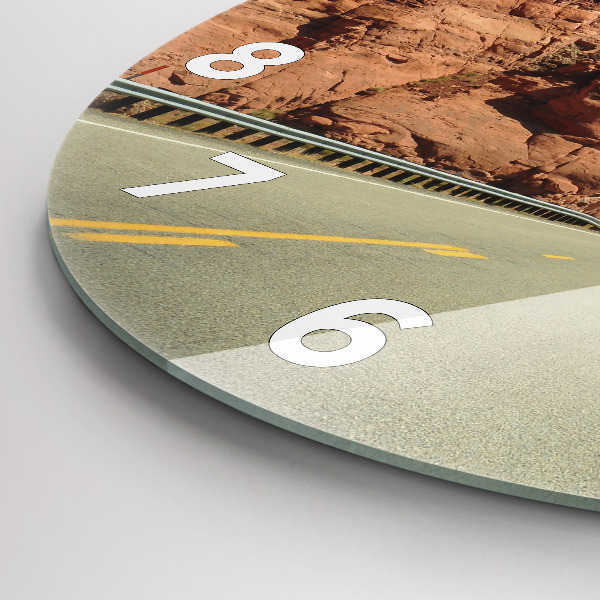 Kerek fali üvegóra 66-os út az Egyesült Államokban