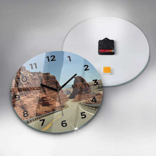 Kerek fali üvegóra 66-os út az Egyesült Államokban