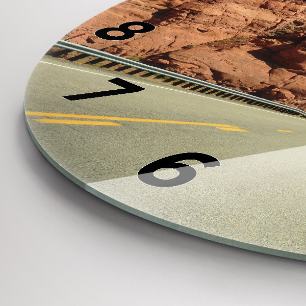 Kerek fali üvegóra 66-os út az Egyesült Államokban