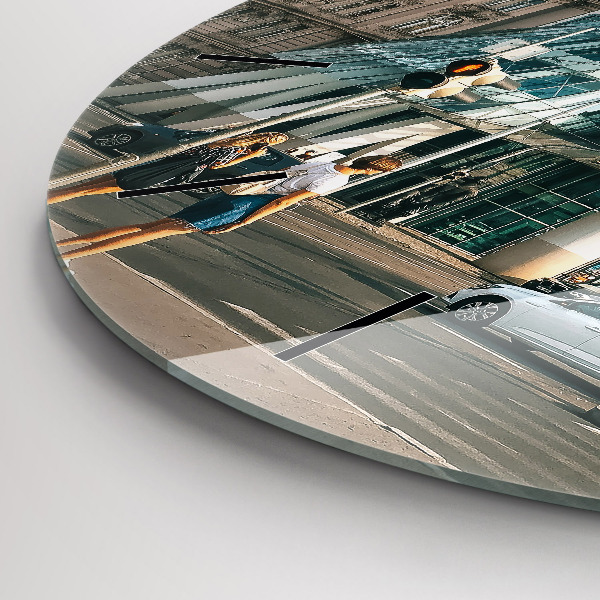 Kerek fali üvegóra Táncoló ház Prága