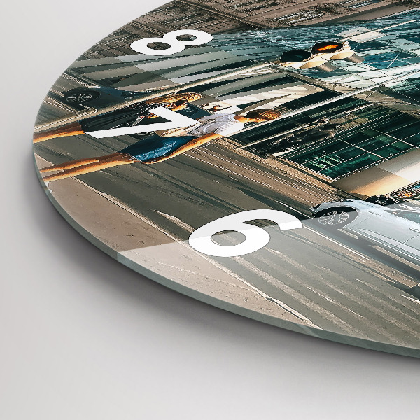 Kerek fali üvegóra Táncoló ház Prága