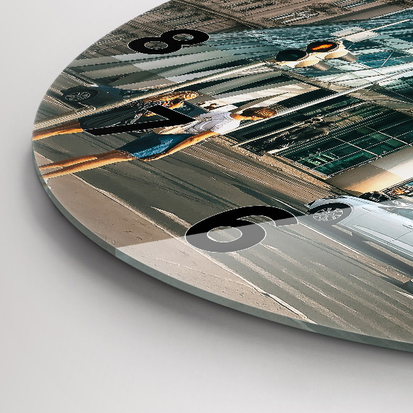 Kerek fali üvegóra Táncoló ház Prága