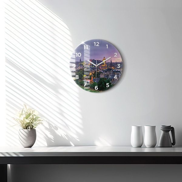 Kerek fali üvegóra Edinburgh a Calton Hilltől