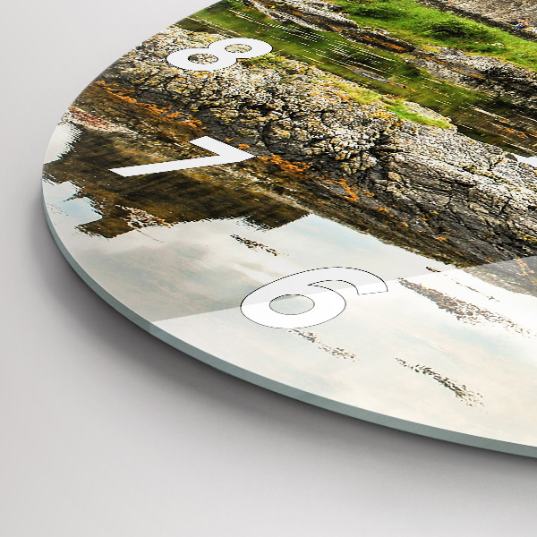 Kerek fali üvegóra Eilean Donan kastély Skóciában