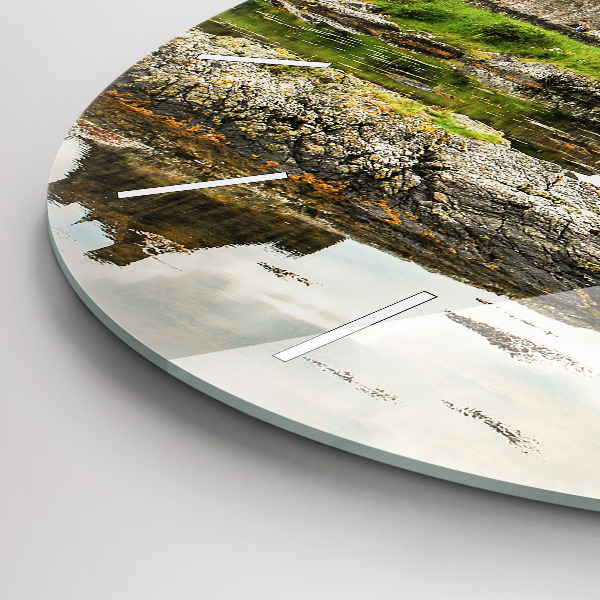 Kerek fali üvegóra Eilean Donan kastély Skóciában