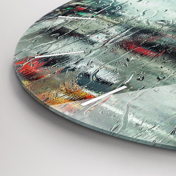 Kerek fali üvegóra Esős London