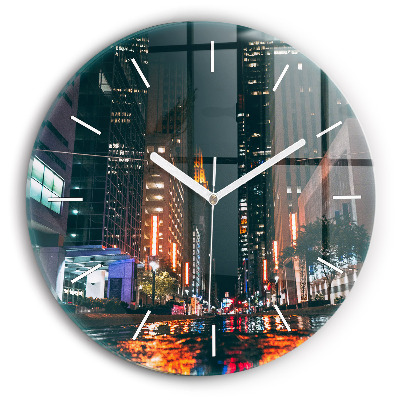 Kerek fali üvegóra Szálloda Houstonban