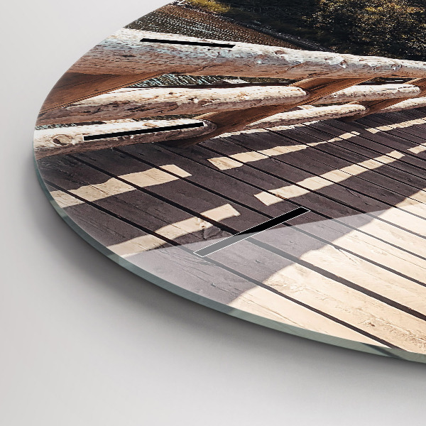 Kerek fali üvegóra Hegyek Yellowstone-ban