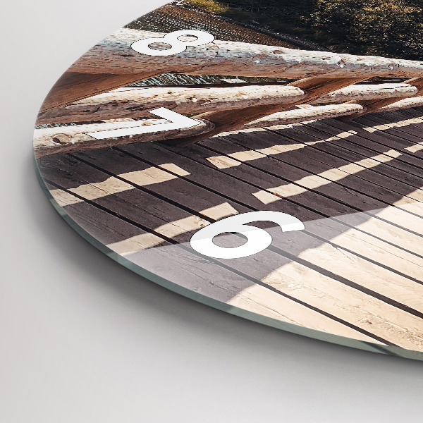 Kerek fali üvegóra Hegyek Yellowstone-ban