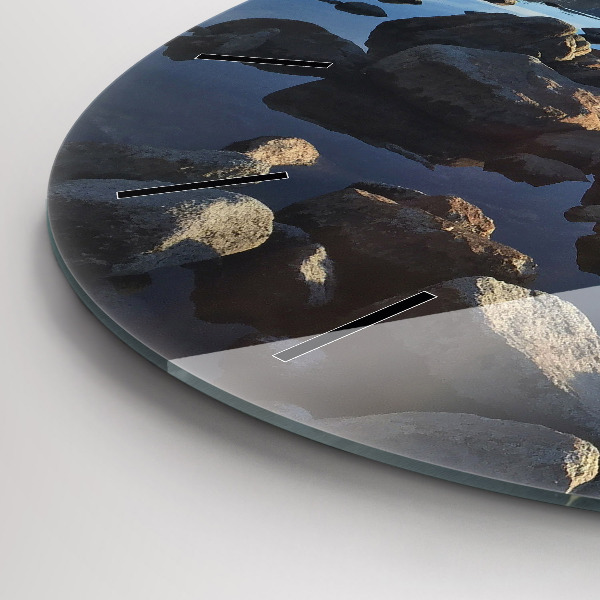 Kerek fali üvegóra Tengerre néző