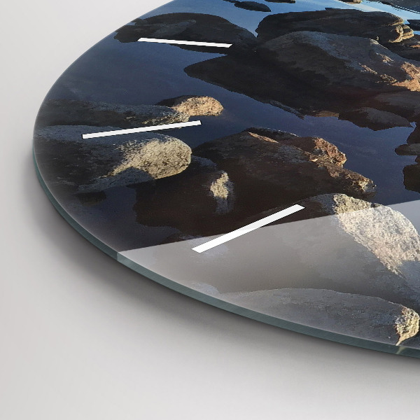 Kerek fali üvegóra Tengerre néző