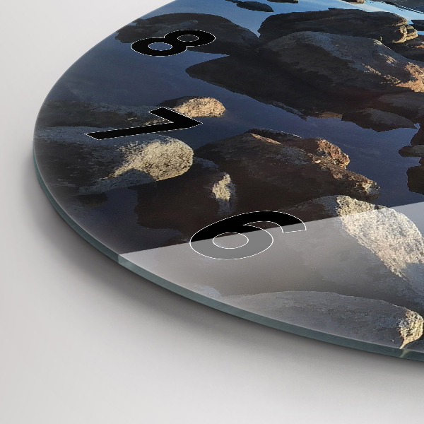 Kerek fali üvegóra Tengerre néző