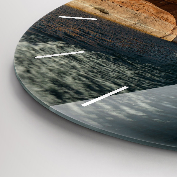 Kerek fali üvegóra Személy vízisí